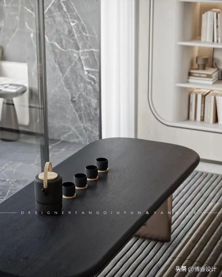 缪｜以“弧”为主，构建228㎡现代大平层