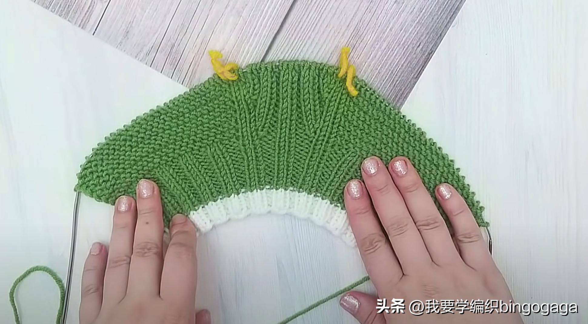 一片式毛线袜的织法,一片式织袜子