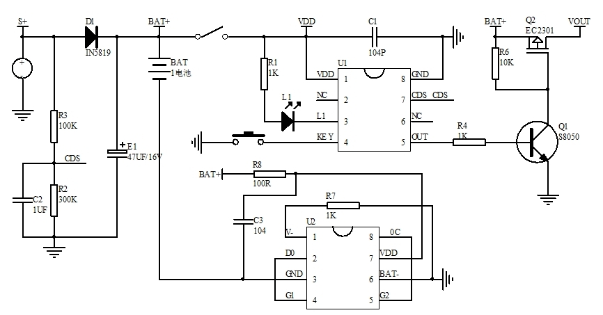 太阳能电池灯串,led灯闪光芯片