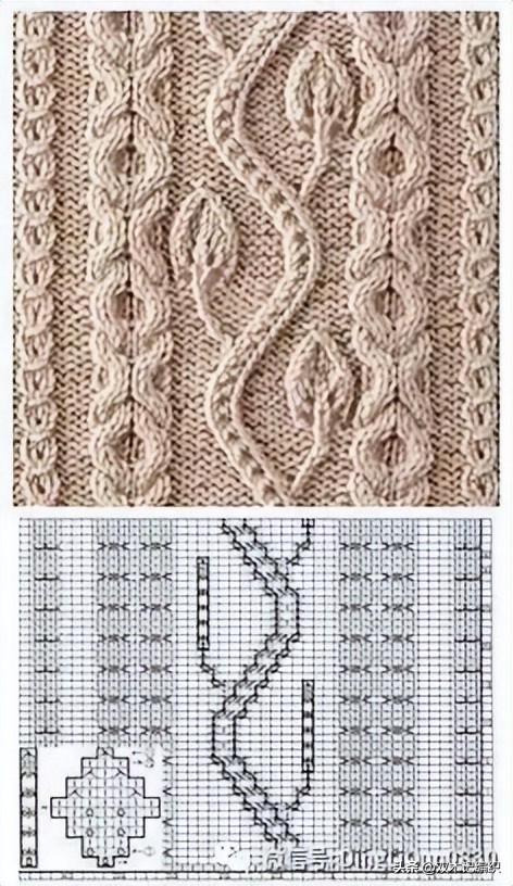 粗棒针大毛衣开衫外套图解,女士棒针开衫编织图解新款