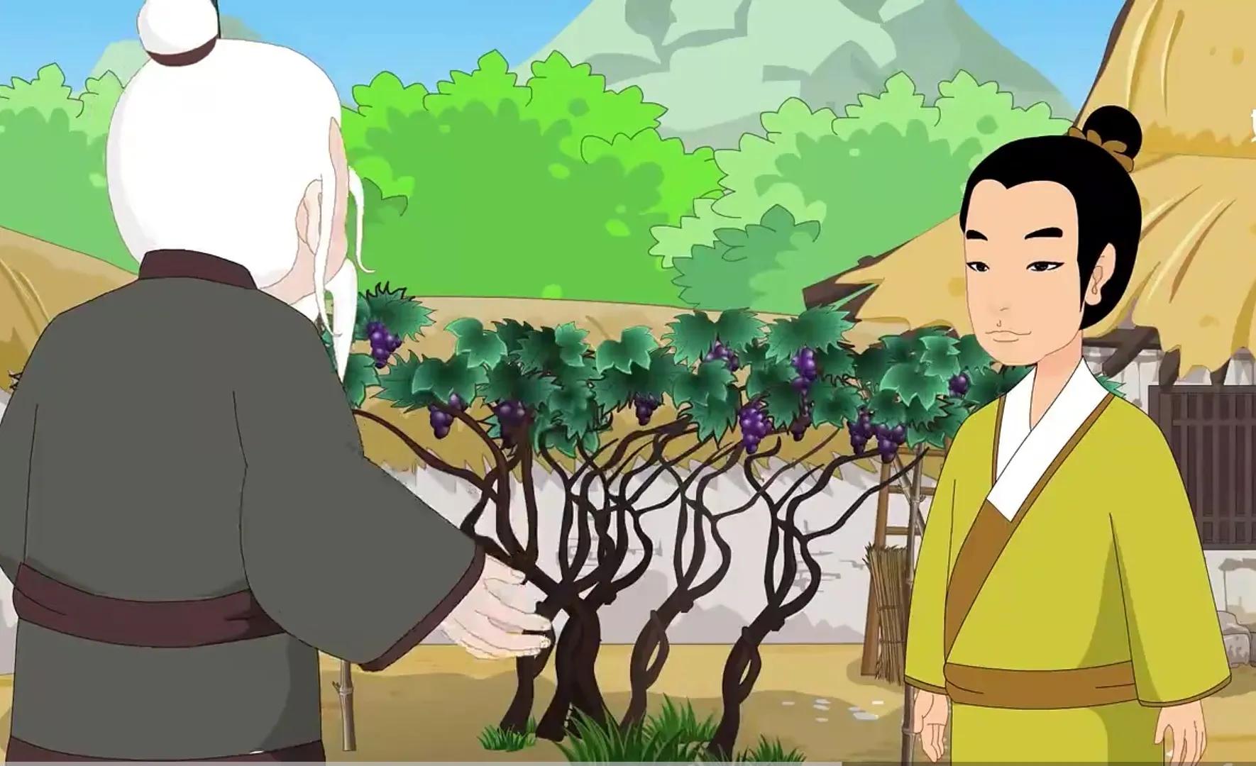 神灯—白鼠偷小立粮食送给他盏神灯白鼠生病他用神灯治病变成石像