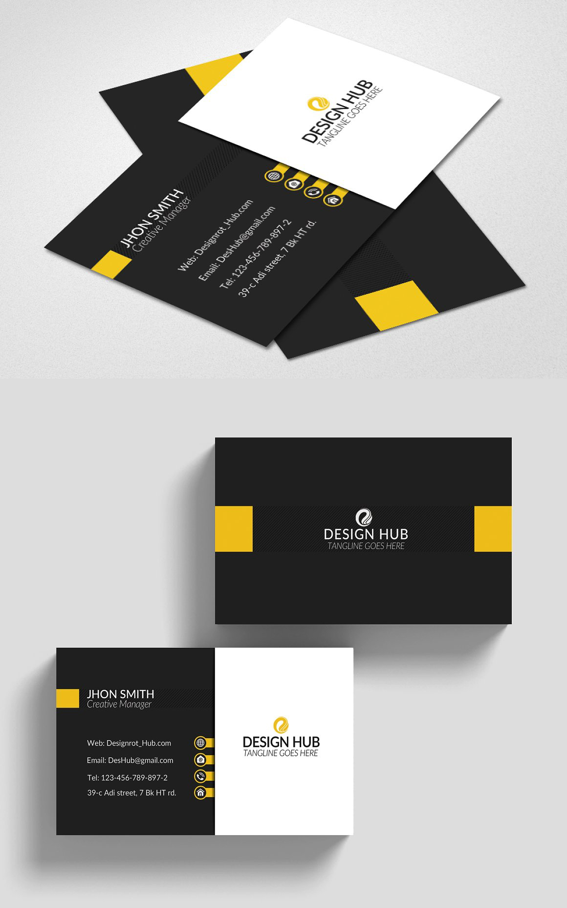 商务名片设计欣赏极致留白,高级商务简约名片设计