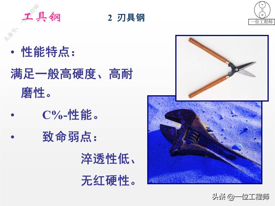 3种工具钢图解，刃具、模具和量具钢，64页介绍工具钢结构和特点