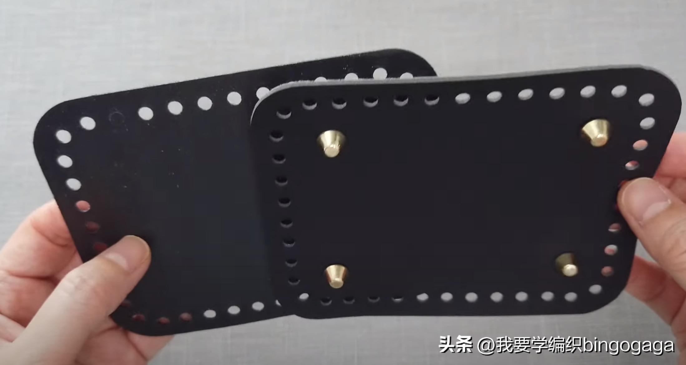 经典棋盘格元素编织包图解,棋盘格包包的线