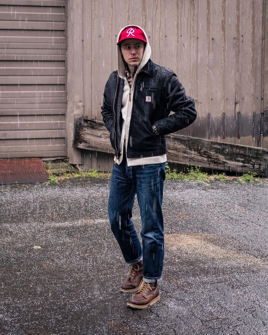 男士穿搭春季搭配高级感工装风,复古工装风搭配男