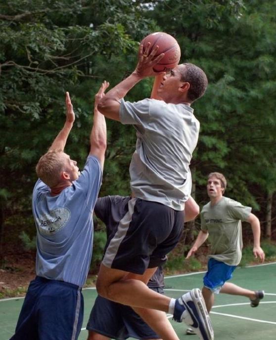 史上最热爱篮球的总统——奥巴马