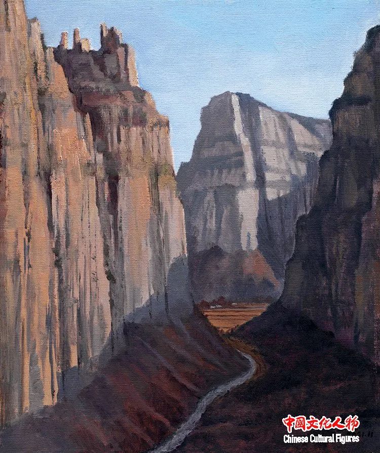 韩玉臣太行山写生油画水平,韩玉臣美术展