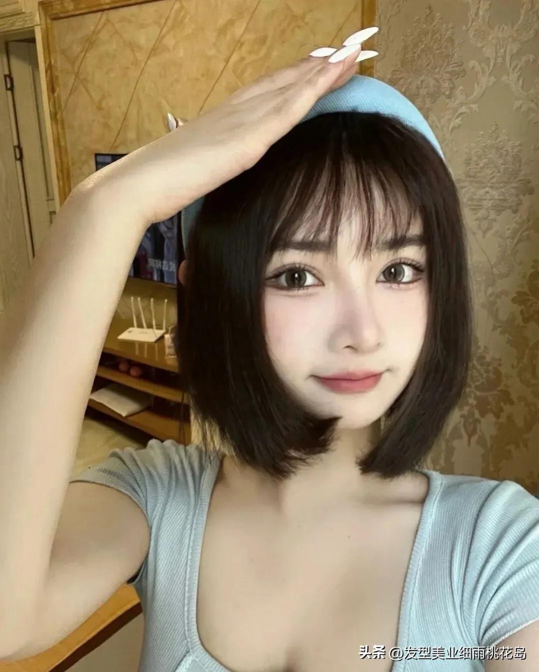 减龄短发乖乖款,乖乖女短发最新款