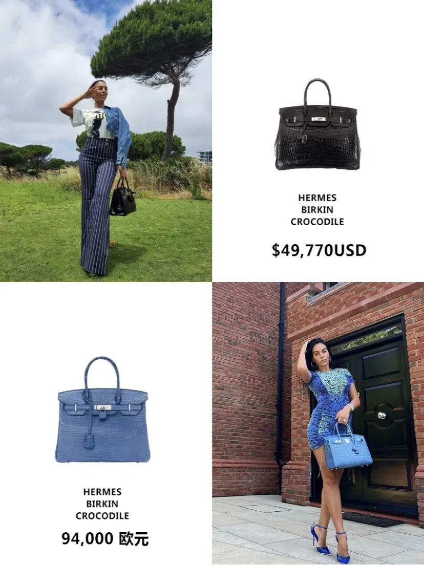 c罗与乔治娜红蓝情侣装,从柜姐到富豪女友