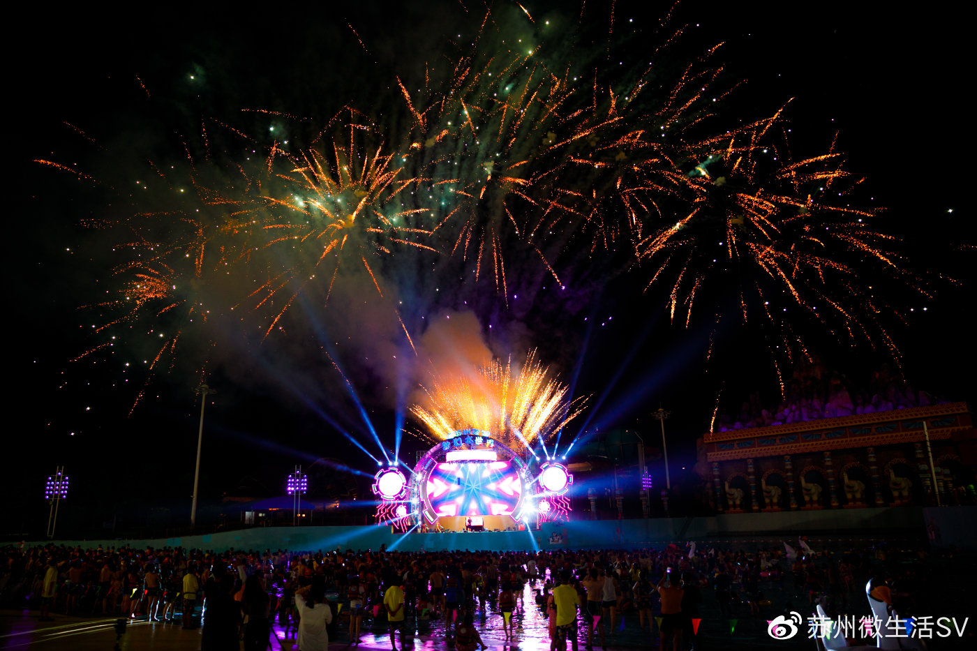 苏州湾梦幻水上世界电音节直播,苏州湾梦幻水世界7月9日电音节