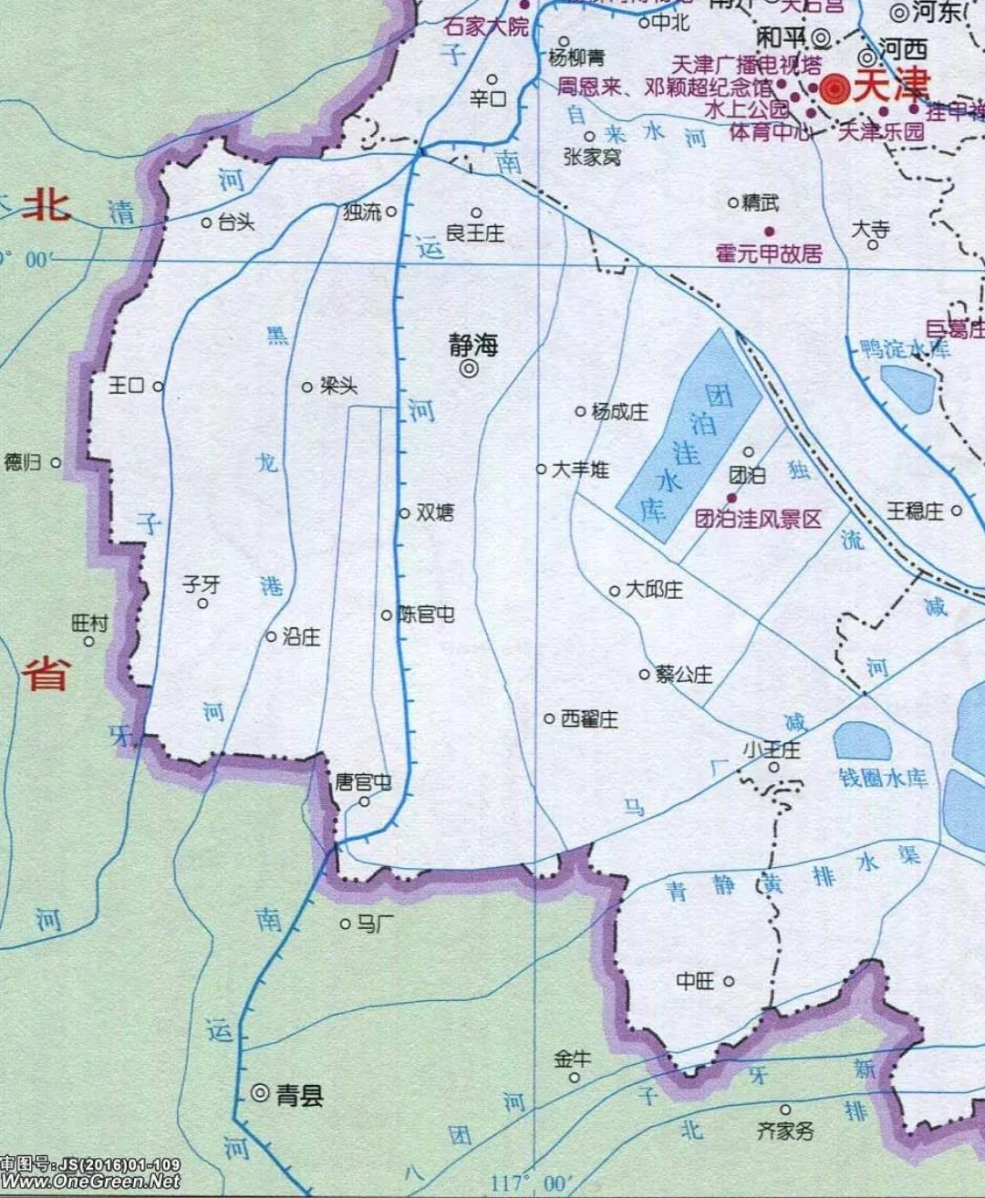 天津旅游地图高清版,天津北辰区旅游地图