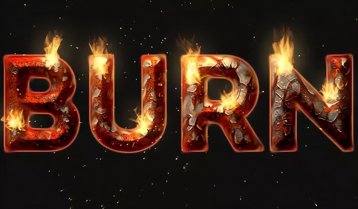 ps路标去除铁锈点,ps教程火苗火焰字体效果制作