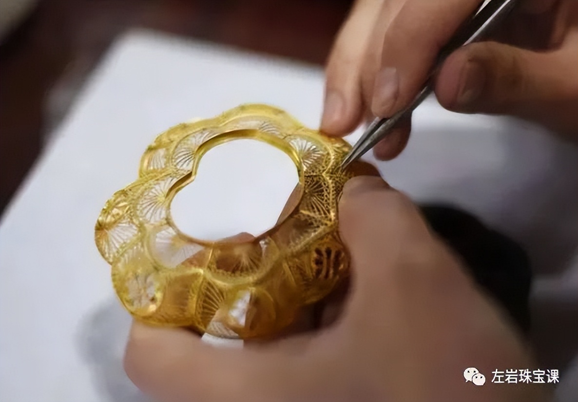 古法非遗黄金,非遗花丝黄金