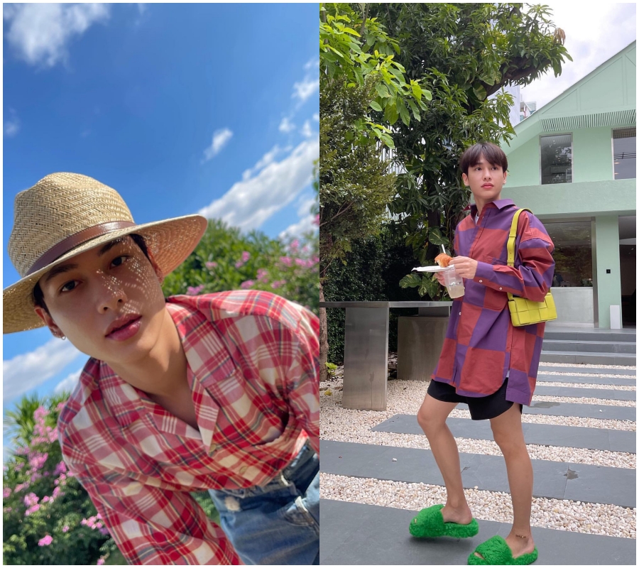 粉色系甜酷风穿搭男,粉色系极简穿搭男生