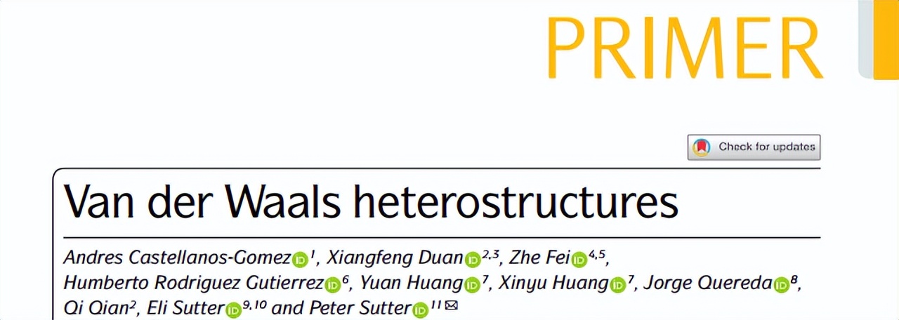 范德瓦尔斯异质结构,范德瓦尔斯异质结构原理