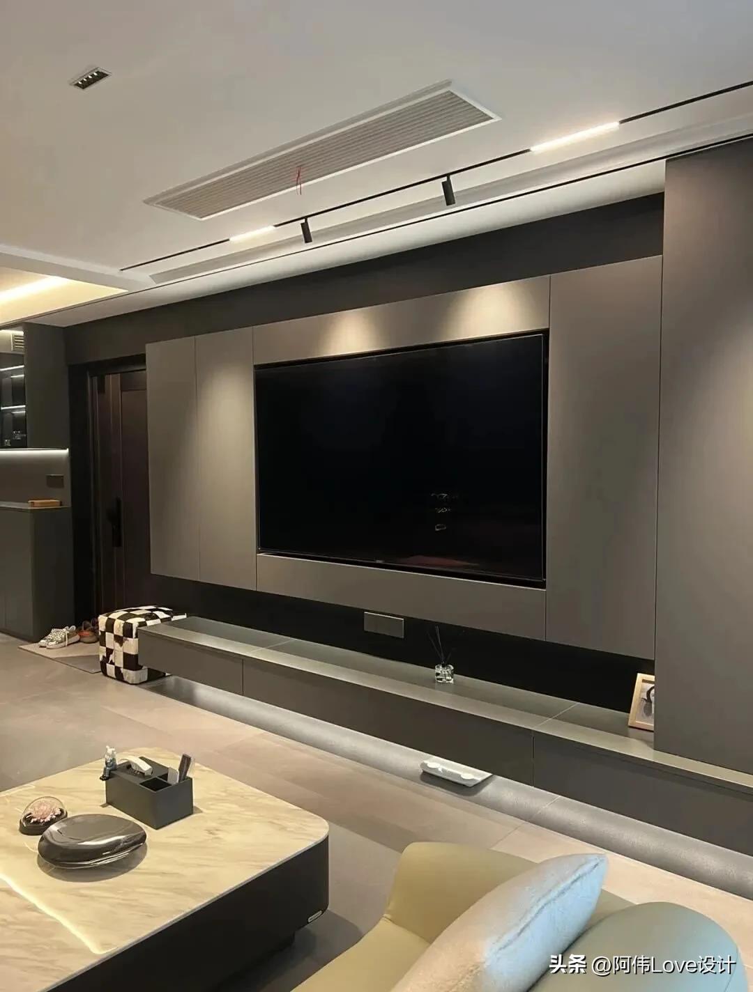 现代流行装修风格客厅效果图,装修风格现代轻奢风