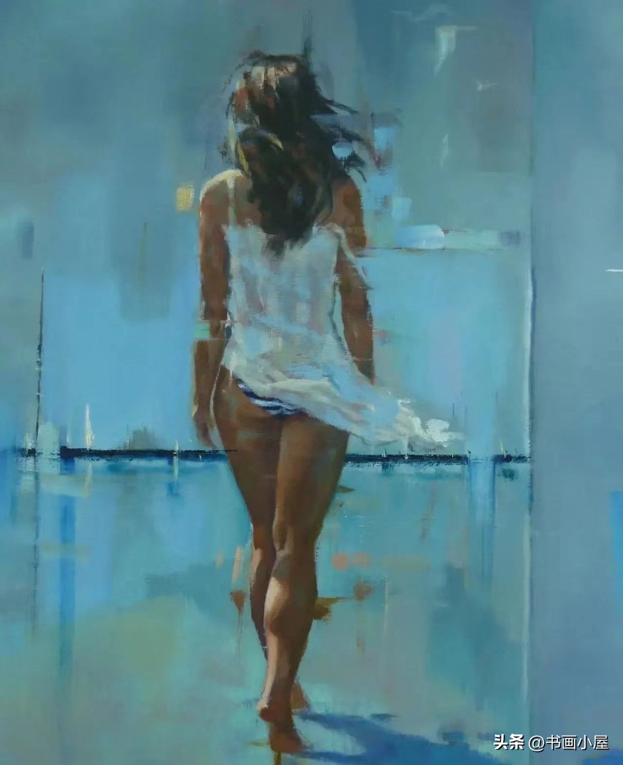人体油画，你能感受到她的迷人魅力吗？