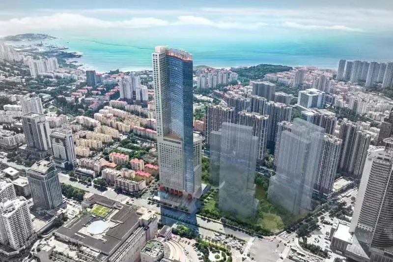 242米！原青岛第一高“财富中心”焕新亮相！