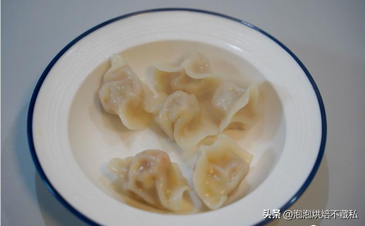 一次吃到三种口味的水饺,一次吃了40个水饺