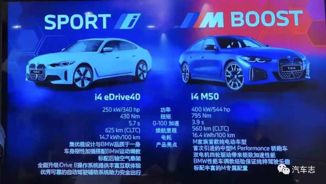 纯进口纯电轿跑宝马i4,新款宝马i4上市