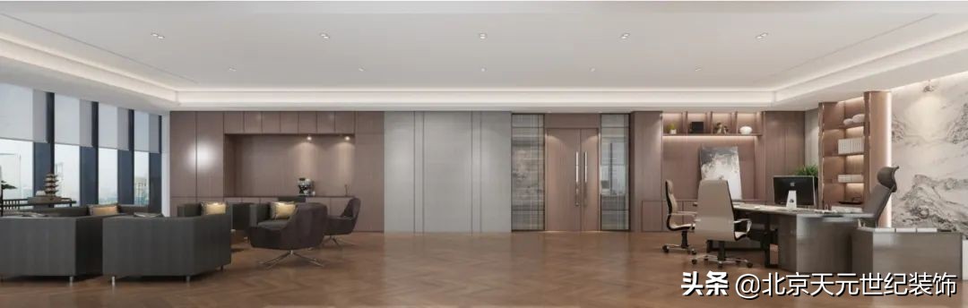 秦淮专业办公空间装饰设计案例,五华区写字楼装修设计案例