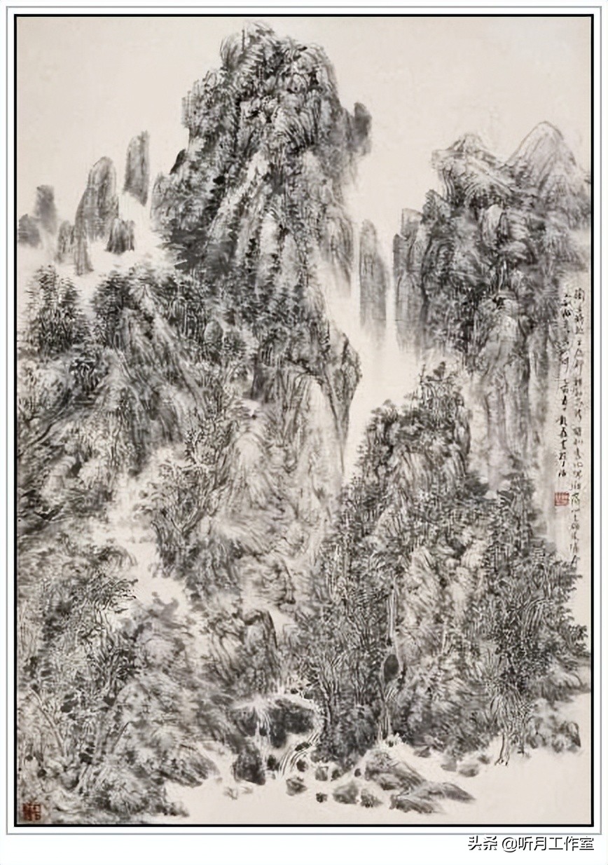 国画十大名家山水作品欣赏,徐龙森山水