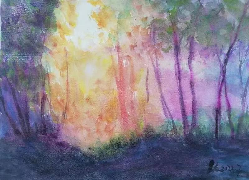 幸福画吧画友作品欣赏,幸福原创绘画作品欣赏