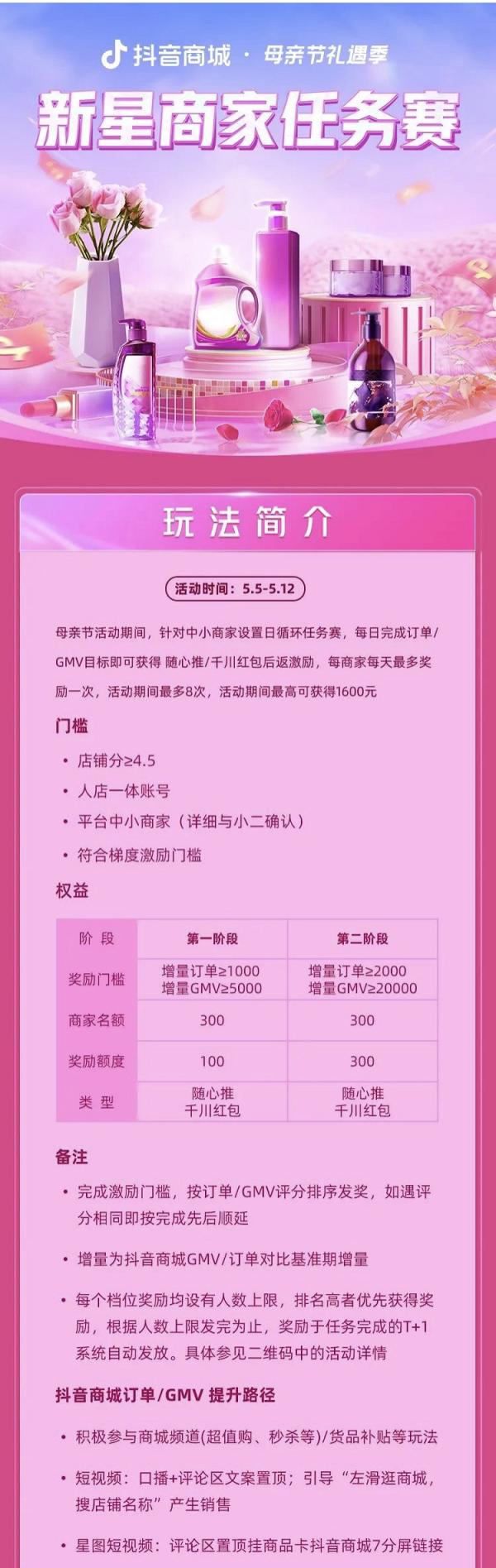 多样玩法助力，重磅资源扶持，宠爱妈妈，就左滑逛抖音商城