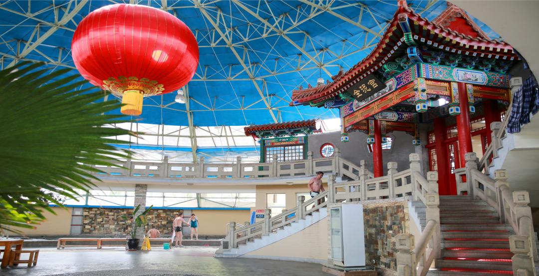 冬日鞍山温泉,鞍山冬日温泉