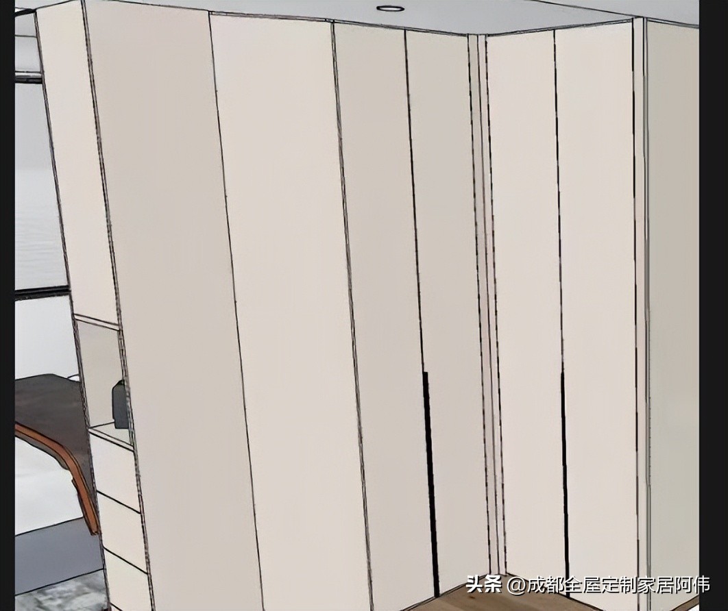 天津定制衣柜加工厂,加工厂定制衣柜与品牌全屋定制