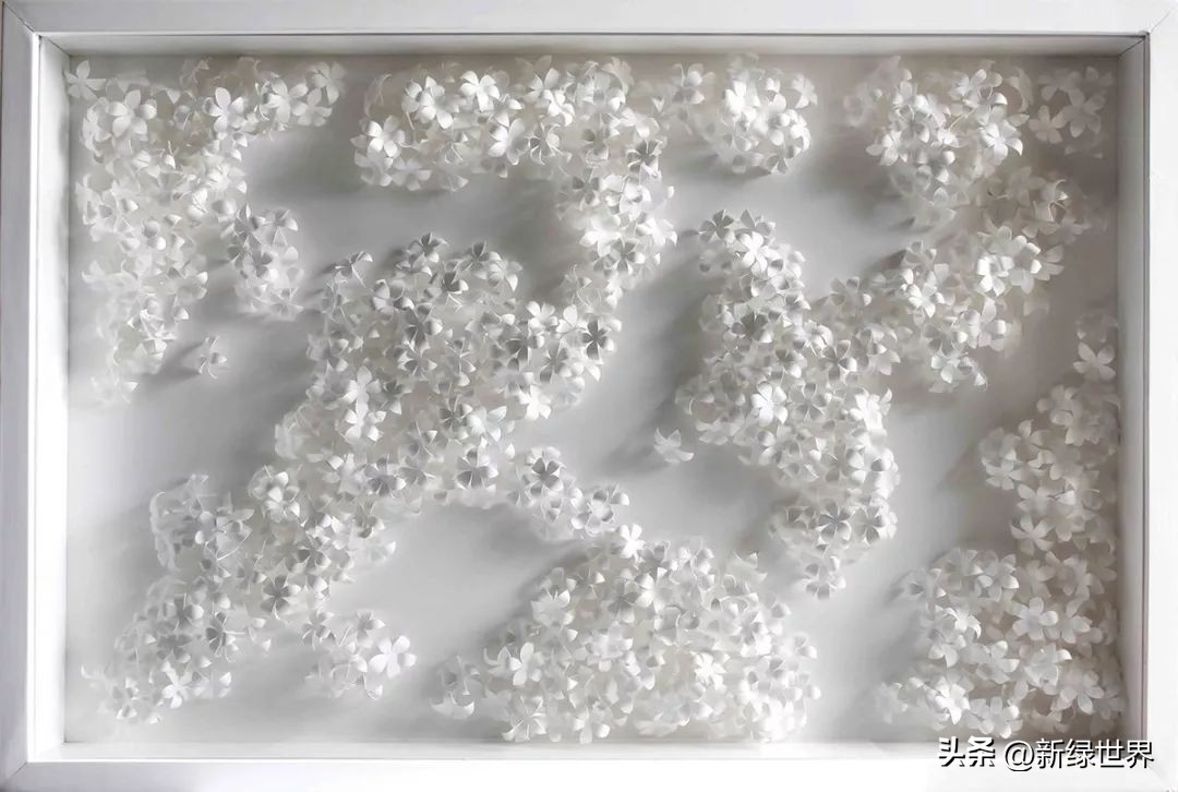 纸艺作品绘画,千变万化的纸艺术作品