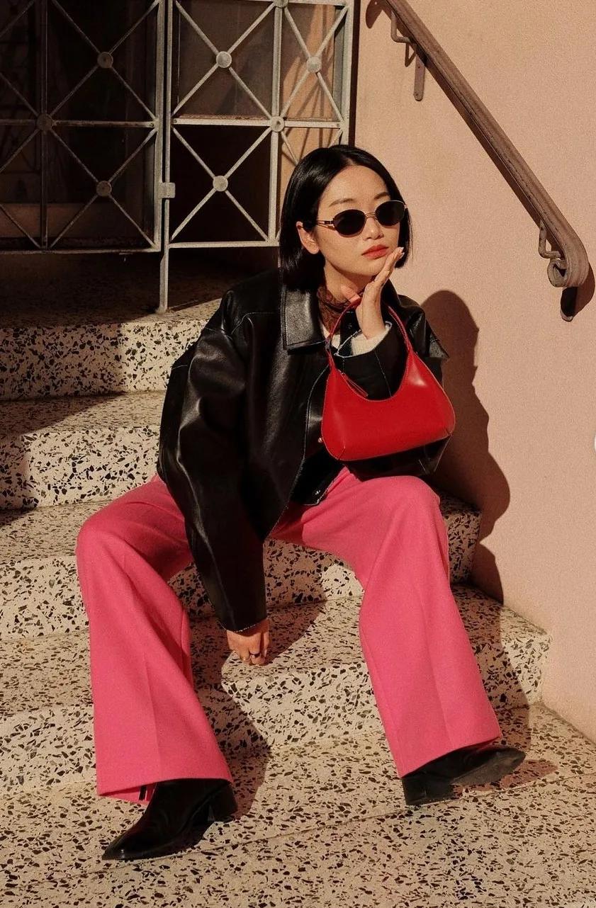 粉红色永远时尚想穿就穿,150-155小个子国风女装减龄粉色