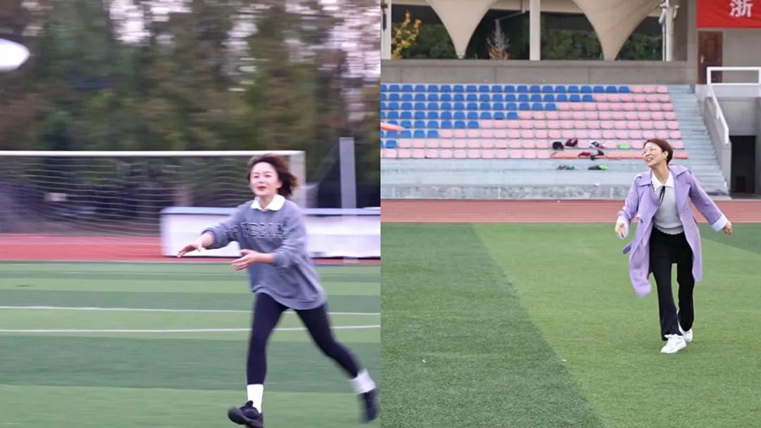 联合会｜“盘不落地永不放弃”--22级MBA（7）班落日飞盘班级活动