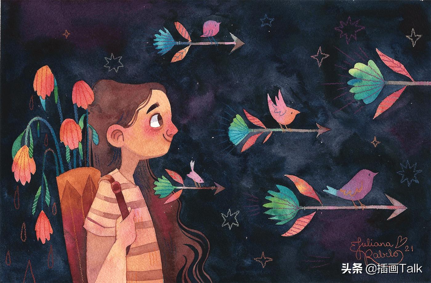 巴西插画师jaza动物插画系列,巴西插画师jaza的动物系列