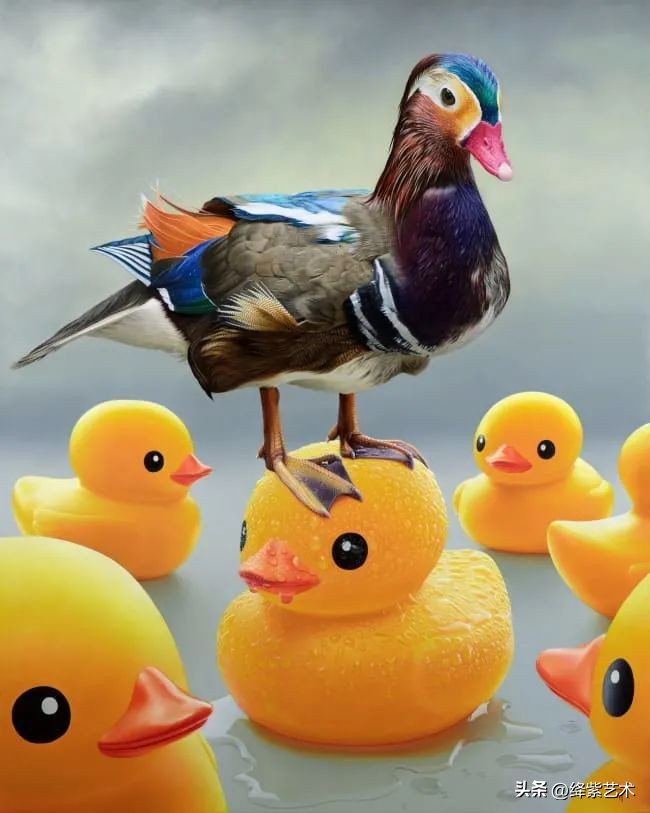 古典油画与超写实油画的对比解析,50—60年代流行超写实油画