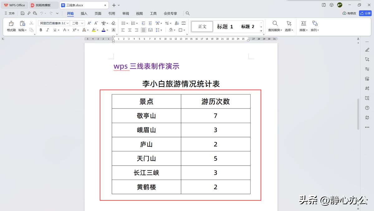 wpsoffice怎么把表设成三线表,在wpsoffice里怎么改三线表