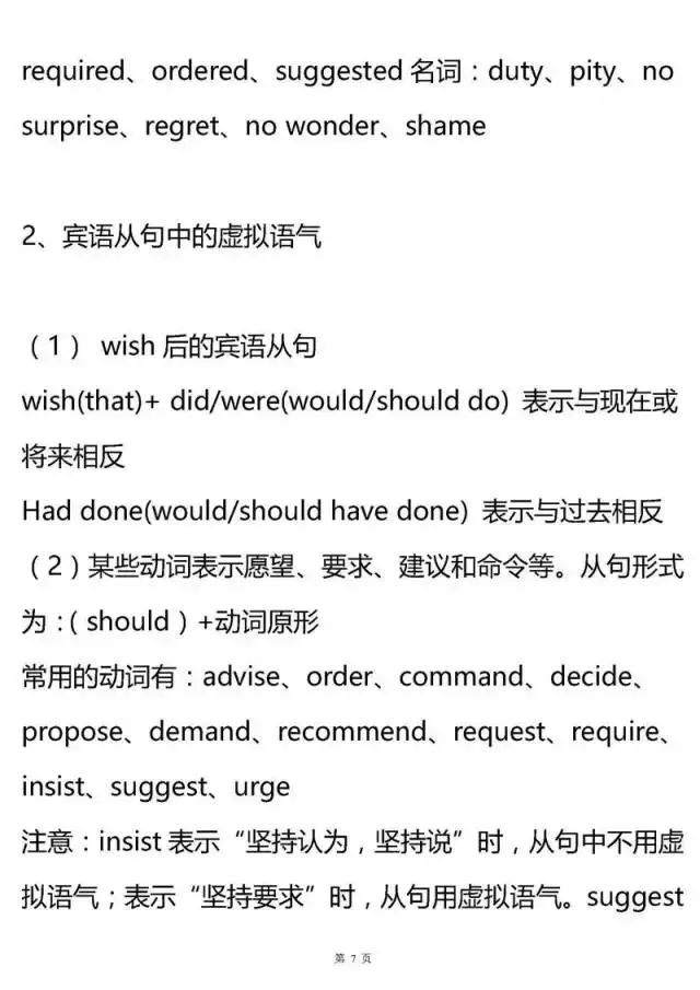 高中英语必修下册第一课语法专题,高中英语语法专题训练电子版