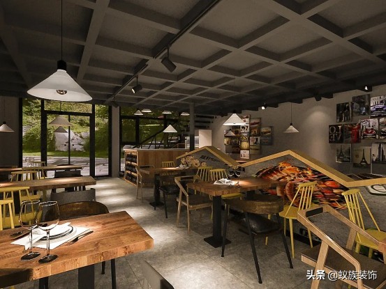 工业风烧烤店装修需要什么材料,简约低成本网红烧烤店装修风格