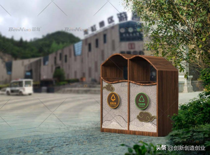 垃圾桶改造设计,分类垃圾桶设计效果图