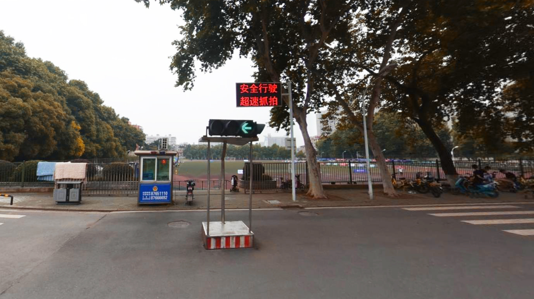 武汉城市学院梧桐树,武汉被高校环绕的景区