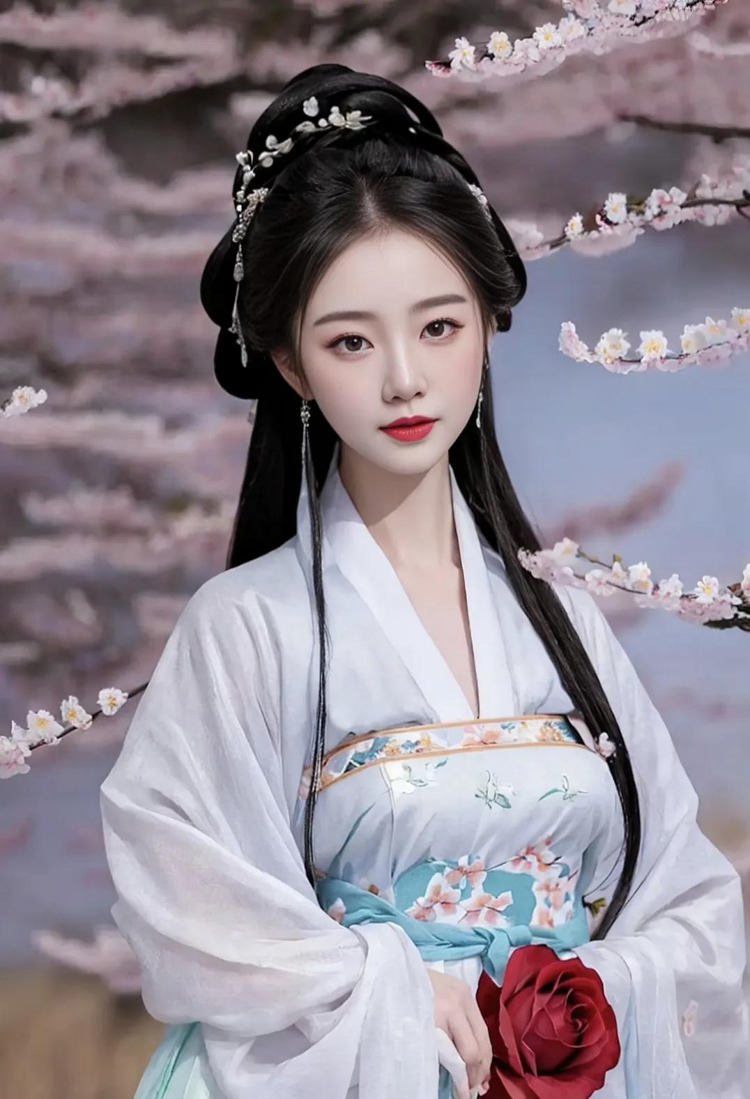 桃花杏花盛开美图,杏花高清美图照片