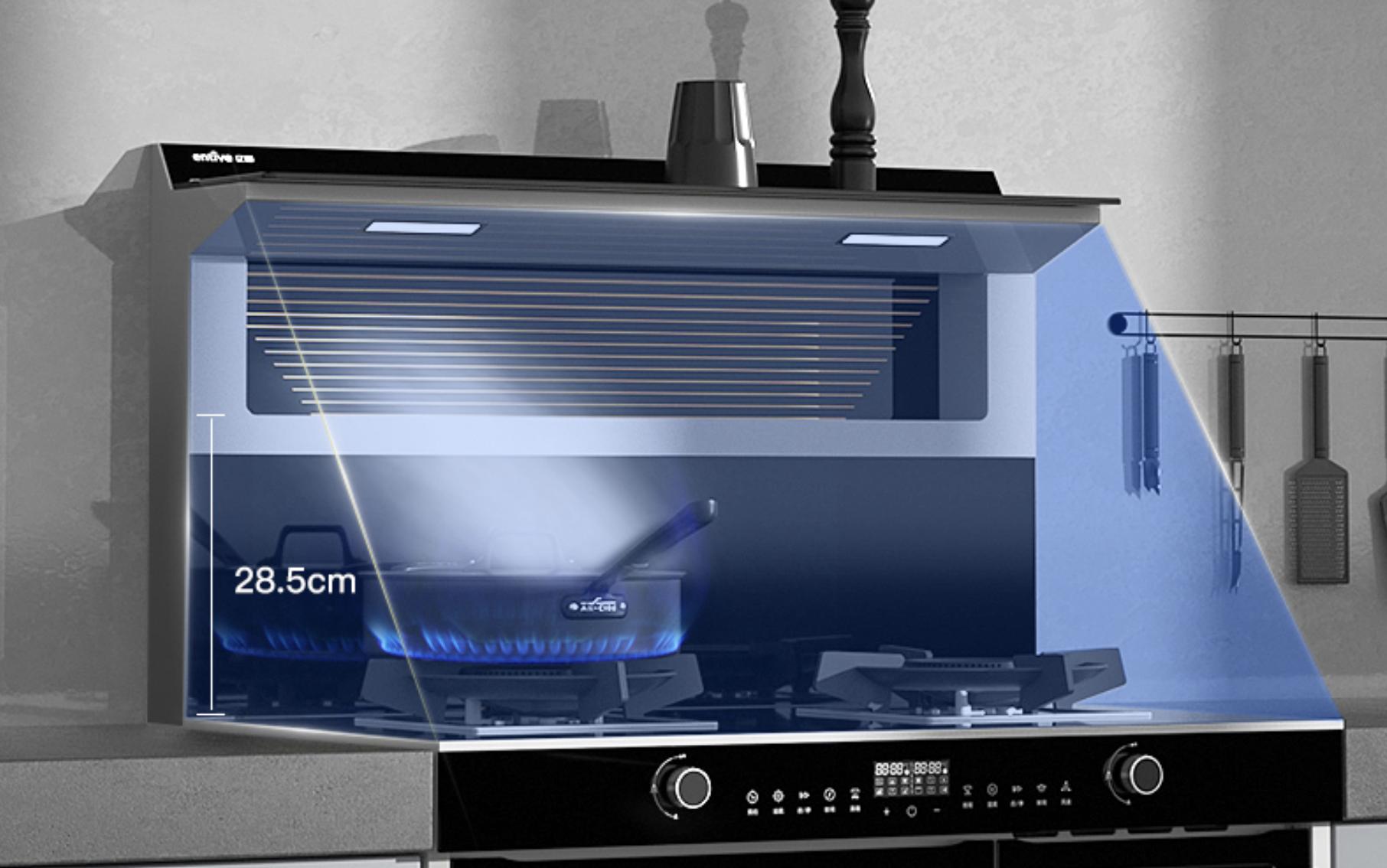 开放式厨房买集成灶需要注意什么,厨房装修之集成灶选购攻略