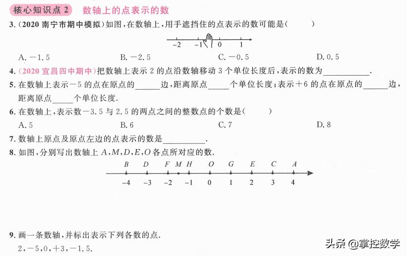 有理数的相关概念,有理数五大概念思维导图