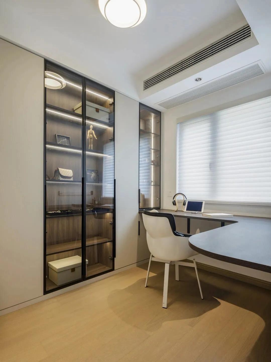 电视柜书桌一体组合,卧室衣柜书桌一体柜