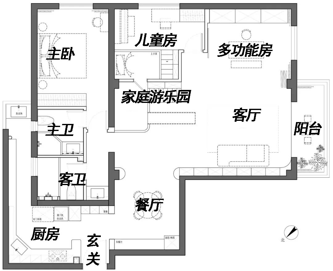 厦门夫妻的143㎡家火了，在客厅建了个游乐园，网友：孩子真幸福