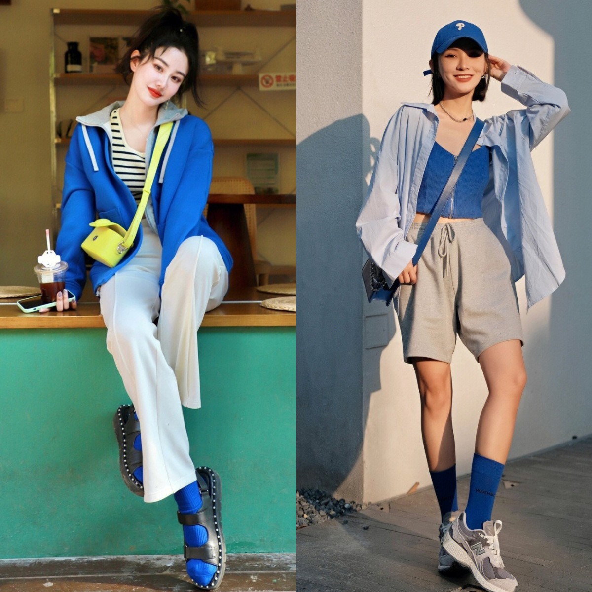 克莱因蓝适合什么气质的人穿,克莱因蓝外套怎么搭出高级感