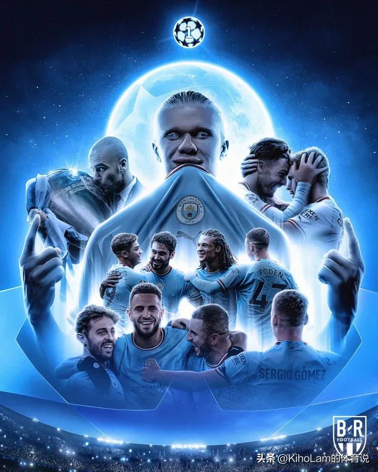 曼城获得三冠王梅西恭贺瓜帅,曼城是冠军英语