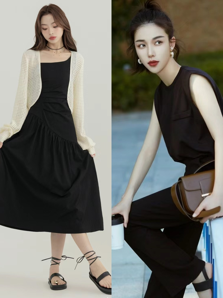 夏天黑怎么穿衣服,夏天黑衣服怎么洗不褪色哦