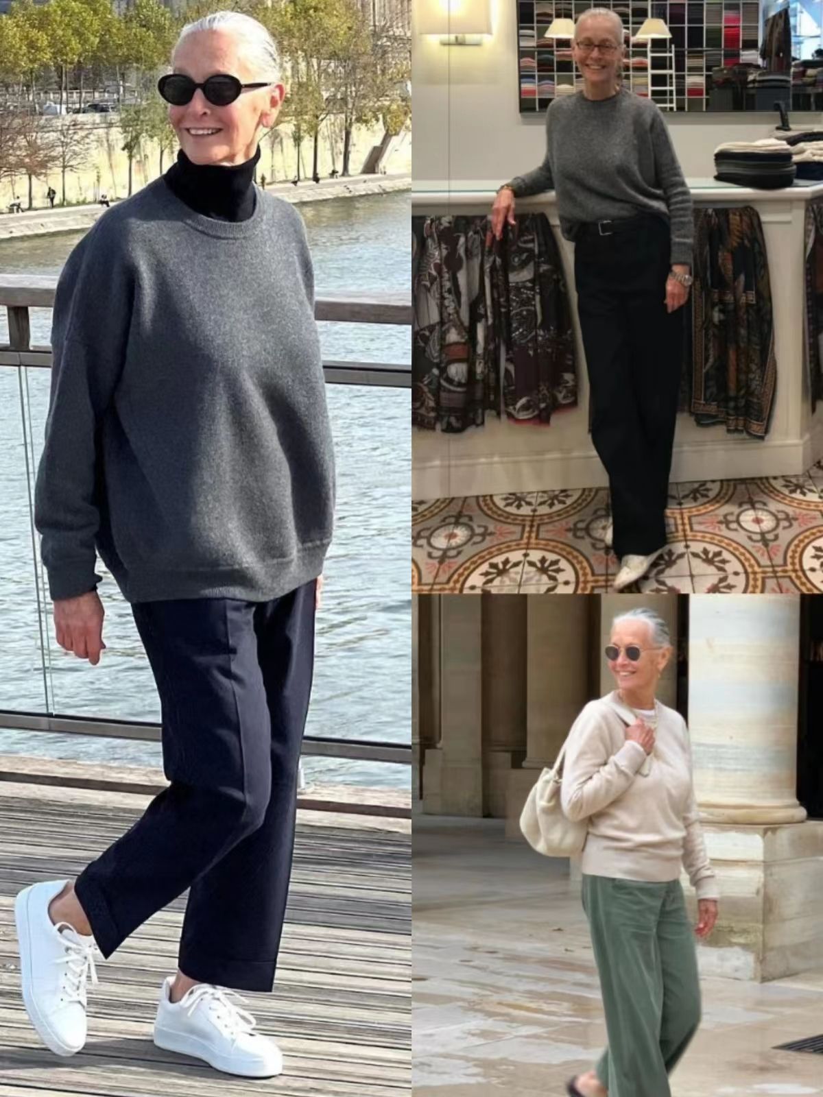 被时尚老奶奶惊艳,中国时髦奶奶惊艳巴黎