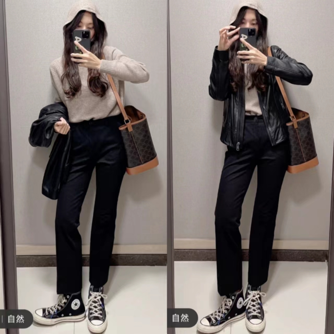 冬季黑色皮衣穿搭图片大全男,洋气黑色皮衣套装10岁